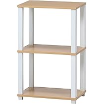 ブラック38 のん様 Amazon.com: Fuji Boeki 99770 Open Rack, Shelf, 3 Tiers